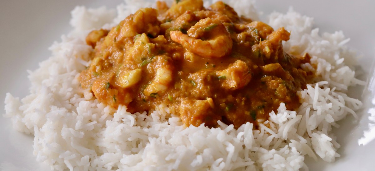 Indisk sjømat-curry