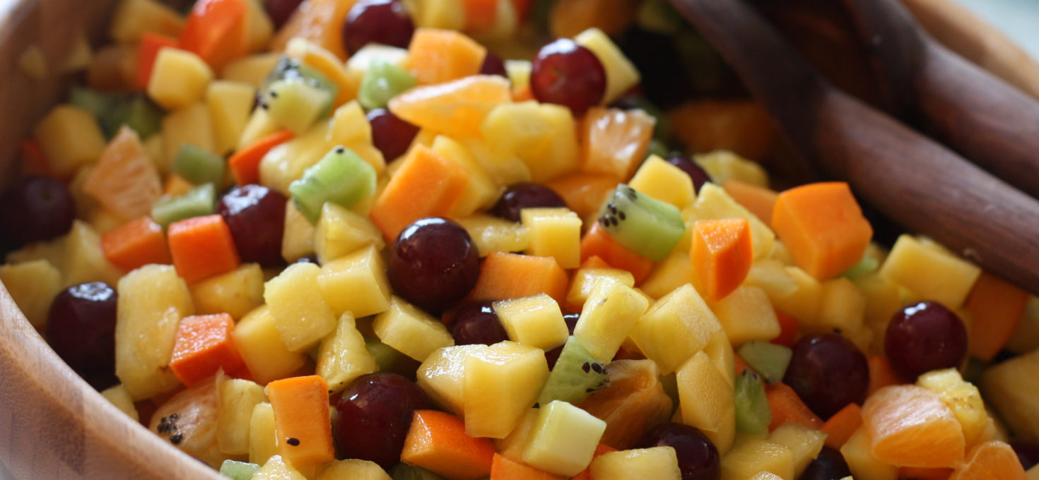 Deilig eksotisk fruktsalat